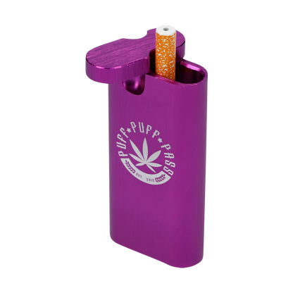 A close-up, angled view of the Aluminum Dugout - Large, showcasing its metallic finish and compact, rectangular shape.