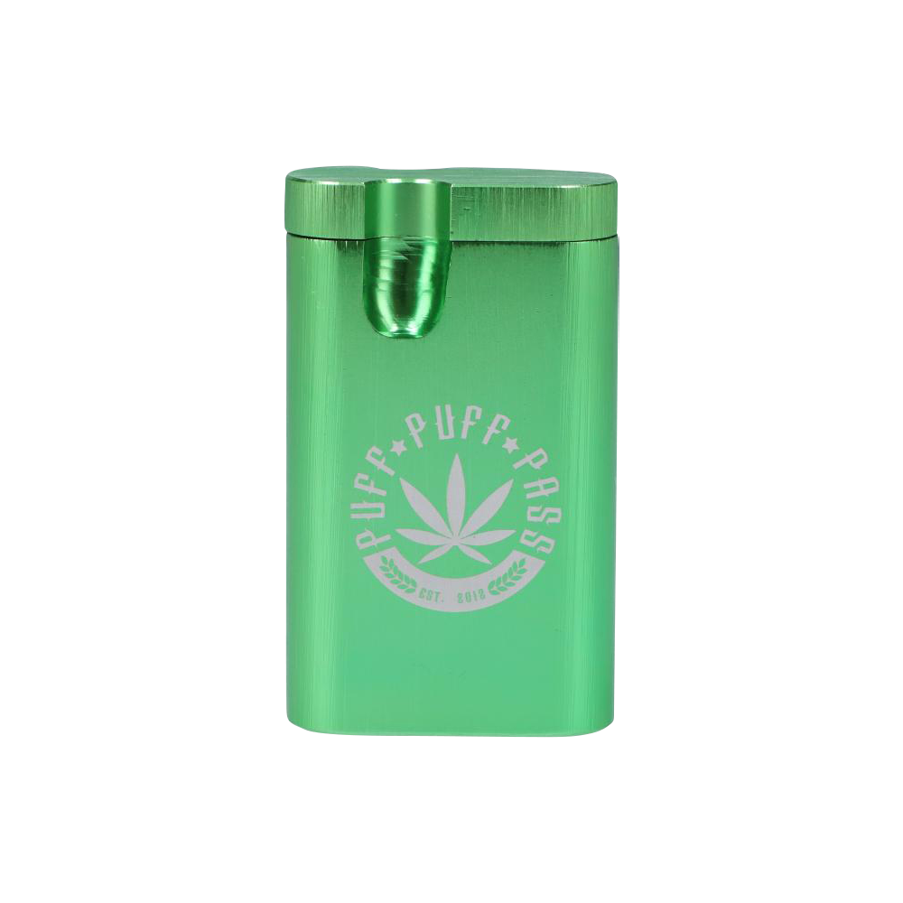 A close-up of the Aluminum Dugout, showcasing its sleek, metallic finish and rectangular shape against a plain background.