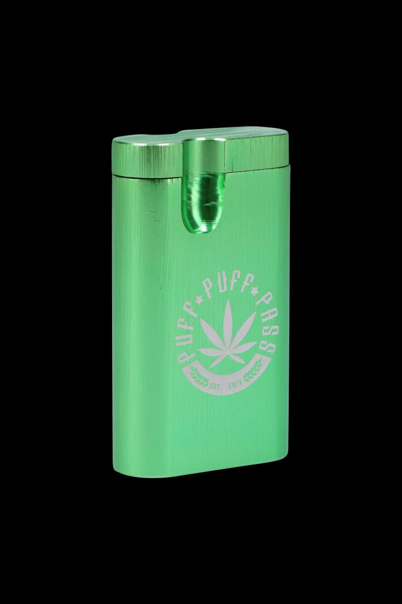 A straight-on view of the Aluminum Dugout, showcasing its simple, rectangular shape and metallic finish.