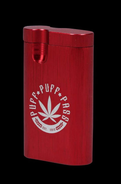 A close-up of the Aluminum Dugout, showcasing its sleek, metallic finish in a studio shot.