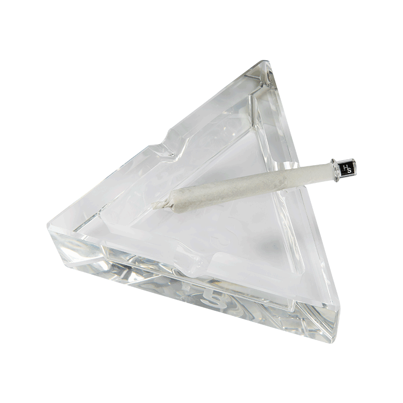 Higher Standards Premium Crystal Ashtray Modern Design & Superior Craftsmanship