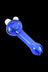 Glassheads Blue Dichro Spoon Pipe with Clear Marbles