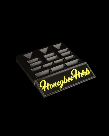 Honeybee Herb Dab Insert and Accessory Tray Front View - Honeybee Herb Dab Insert and Accessory Tray