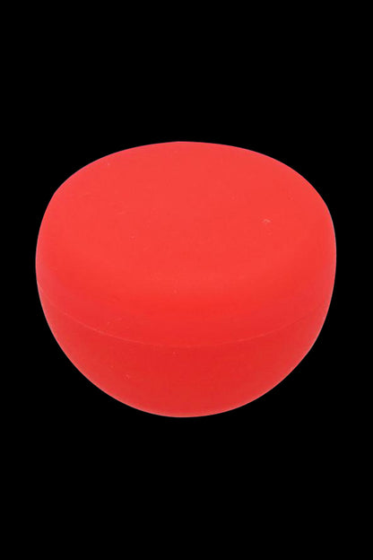 A close-up of the Silicone Half Moon 9ml Stash Container, showing its curved shape against a plain white backdrop.