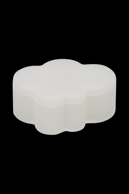 A close-up of the Silicone Cloud Stash Container – 22mL, showing its soft, rounded cloud shape against a plain white backdrop.
