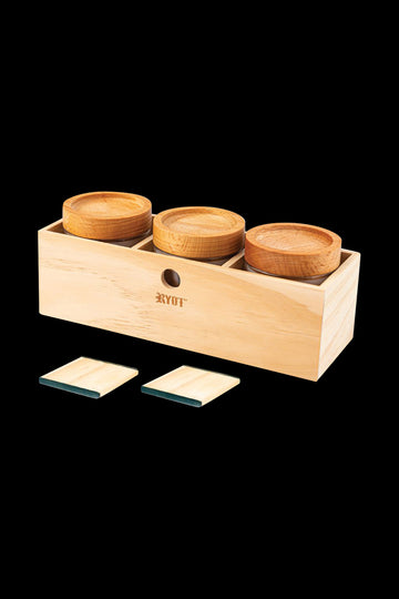 Beech Lid Jar Box