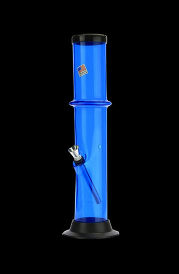 Acrylic Straight Tube Bong with Maria and Carb Hole