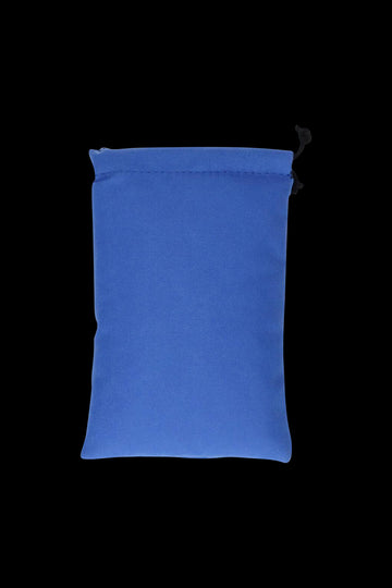Blue - Extra Small Glass Pillow Stash Pouch with Drawstring