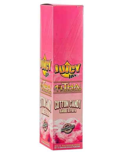 Front view of the Thai Incense Sticks packaging, featuring colorful branding and a vertically oriented design.