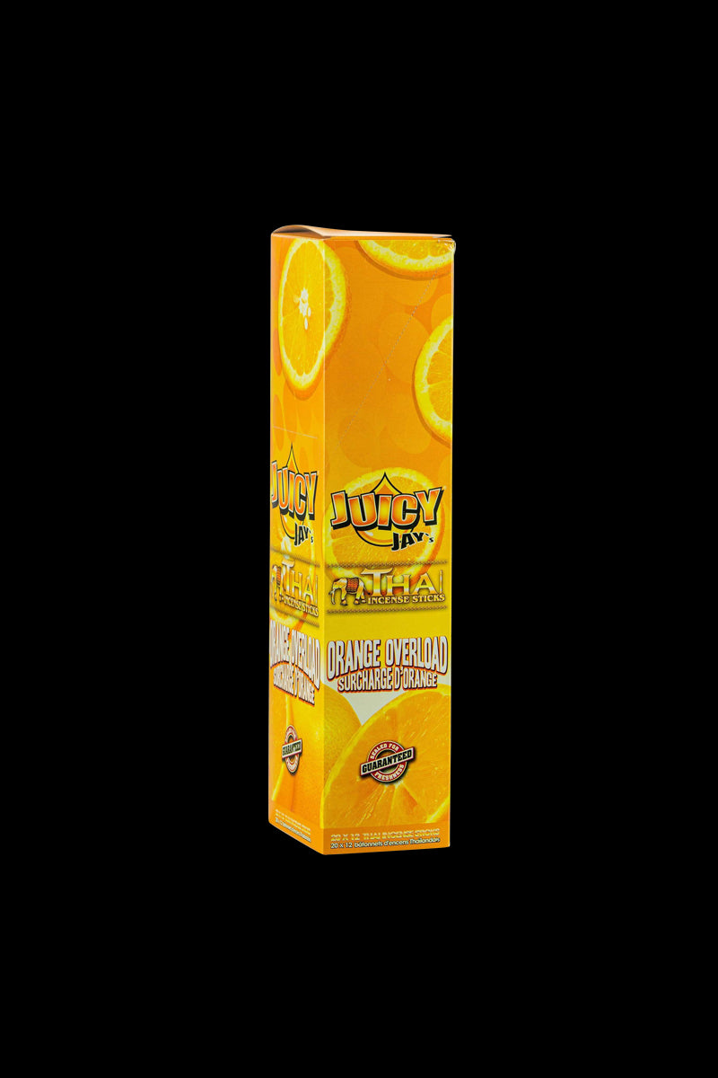 Front view of Thai Incense Sticks packaging, displaying bright colors and bold lettering against a white background.