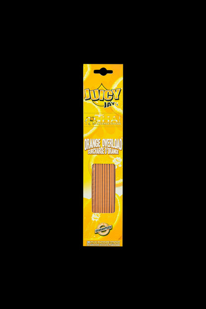 Front view of Thai Incense Sticks, featuring bright orange sticks bundled together within branded packaging.
