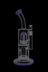 Milky Purple - Straight Bong with Double Showerhead Perc