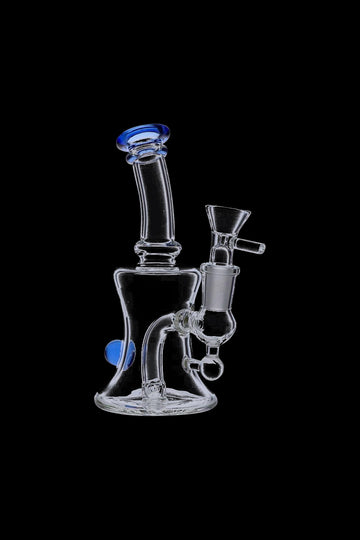 Blue - Curved Base Bubbler with Fixed Diffuser