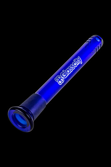Blue | 10 cm - Glasscity Inside-Cut 18.8mm > 14.5mm Slitted Diffuser Downstem