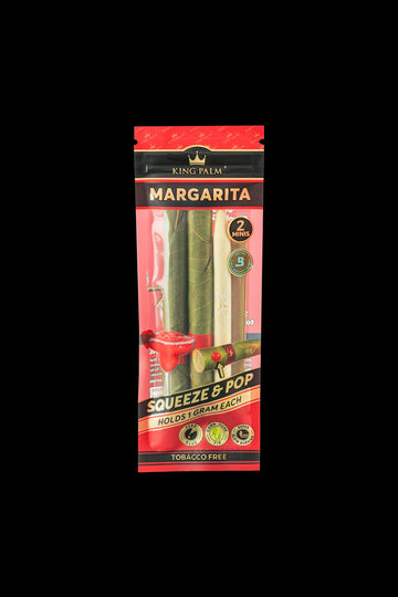 2 Packs / Margarita - King Palm Squeeze & Pop Mini Size Pre-Rolls