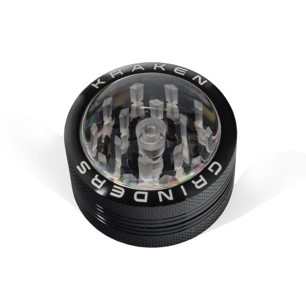 Kraken Grinders 1.5" 2Piece Grinder with EasyClear Push Button