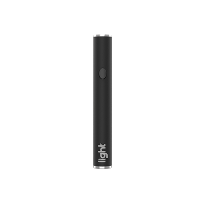 Front view of the Dr. Dabber Light Replacement Battery, a sleek, black cylindrical component against a plain white background.