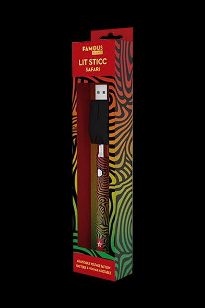 Famous Brandz Famous Design Lit Sticc Adjustable Voltage Battery - 24 Pack