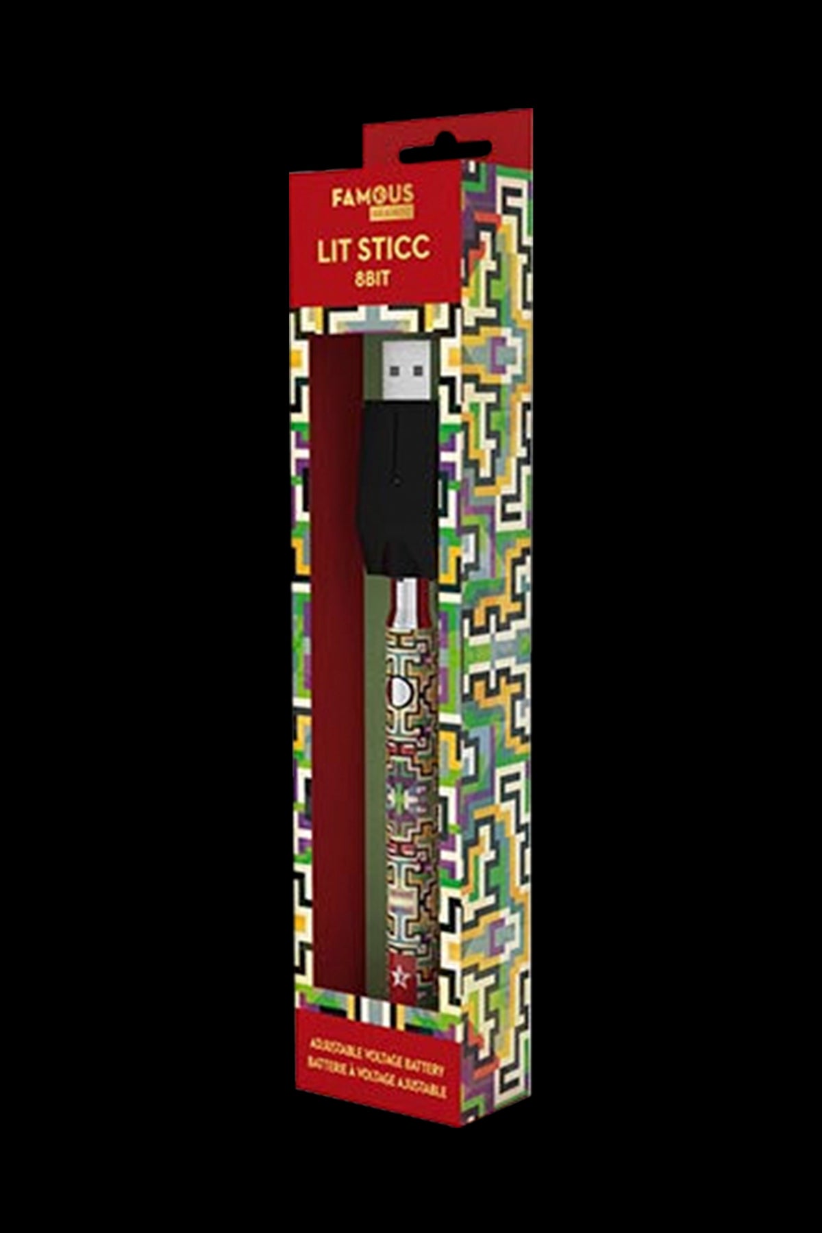 Famous Brandz Famous Design Lit Sticc Adjustable Voltage Battery - 24 Pack
