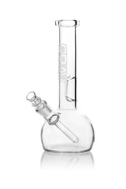 GRAV® Small Clear Round Base Water Pipe