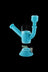 Aqua Teal - Ooze "Cranium" Silicone 4-in-1 Glass Water Pipe