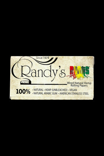 Single Pack - Randy’s Roots Natural Hemp 1 ¼  Rolling Papers