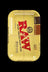 Mini - RAW Metal Rolling Tray - RAW - - RAW Metal Rolling Tray