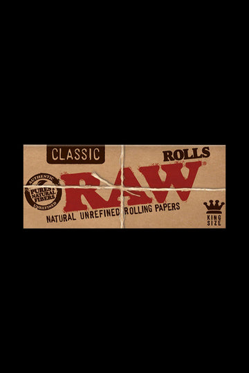 Single Pack - RAW Classic King Size Rolls - 1 - 5 - 12 Pack