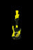 Black Yellow - Silicone Guitar Hand Pipe with Glass Bowl