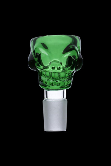 Colored Glass Skull Bowl - Male Joint