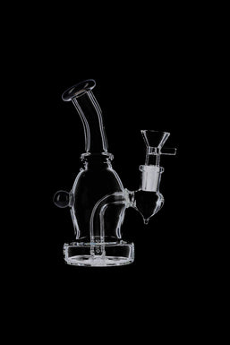 Glass Bubbler with Bent Neck
