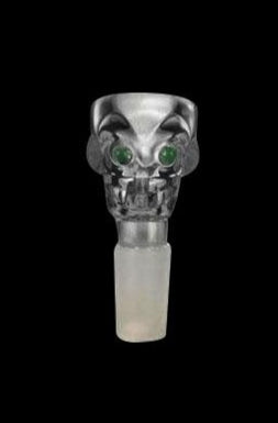Crystal Skull Herb Slide 14.5mm Male