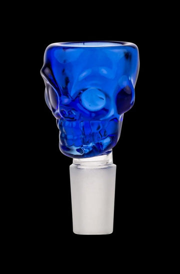 Colored Glass Skull Bowl - Small