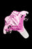 Pink | 18.8mm - Glass Double Cobra Head BowlPink | 14.5mm - Glass Double Cobra Head Bowl