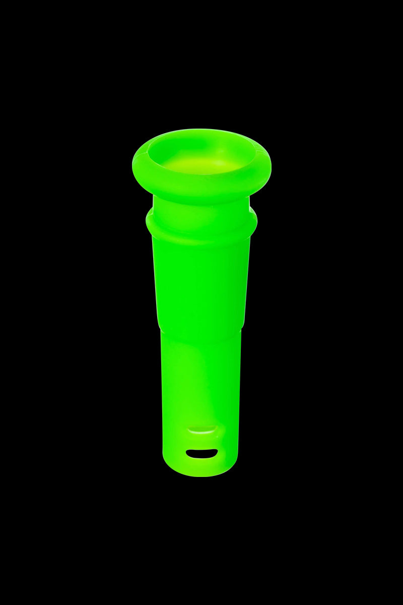 [BLACK]18mm to 14mm Silicone Downstem 1" Green