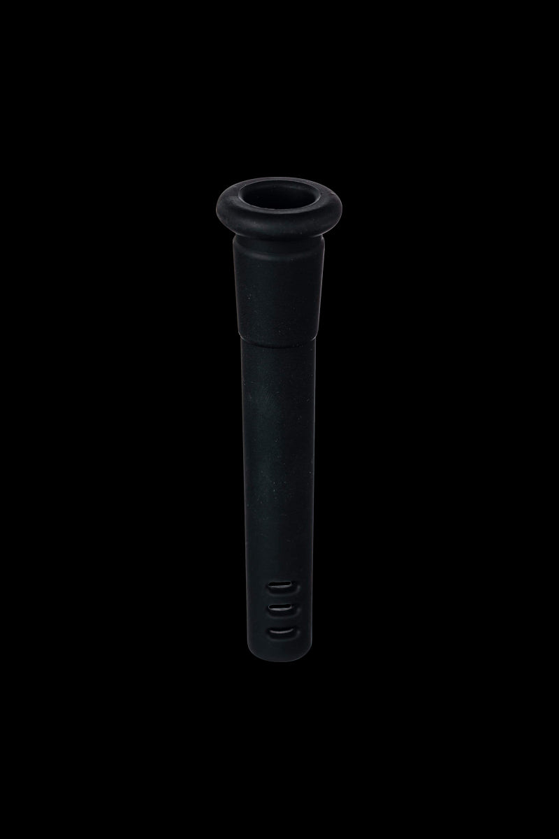 [BLACK]18mm to 14mm Silicone Downstem 3" Black