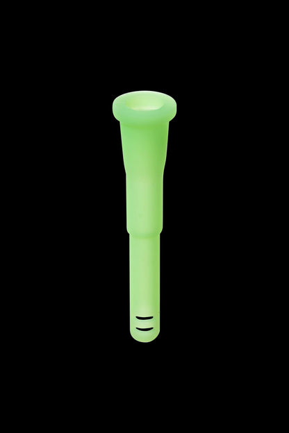 [BLACK]18mm to 14mm Silicone Downstem 3" Glow in the Dark