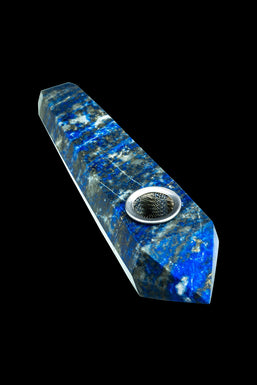 Lapis Lazuli Quartz Stone Pipe