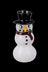 The "Snowman" Glass Hand Pipe
