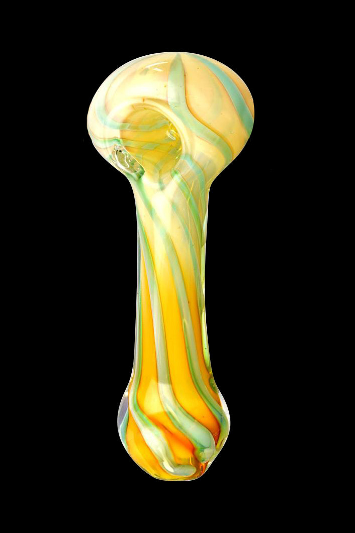 Worked Swirl Spoon Pipe - Gilbert