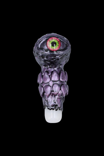 Purple Dragons Eye Glass Spoon Pipe