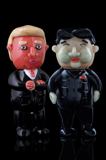 Nuclear Friends - Rocket Man & Cheeto-In-Chief Pipe Bundle - Empire Glassworks - - Nuclear Friends - Rocket Man & Cheeto-In-Chief Pipe Bundle