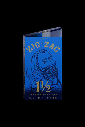 Single Pack - Zig Zag Blue Ultra Thin 1 1/2 Rolling Papers