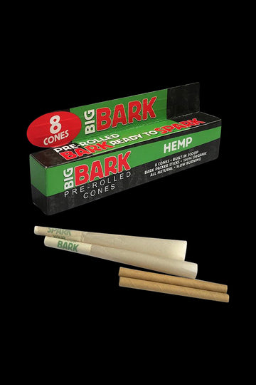 BIGBARK Hemp Pre-rolled Cones - 8 Pack
