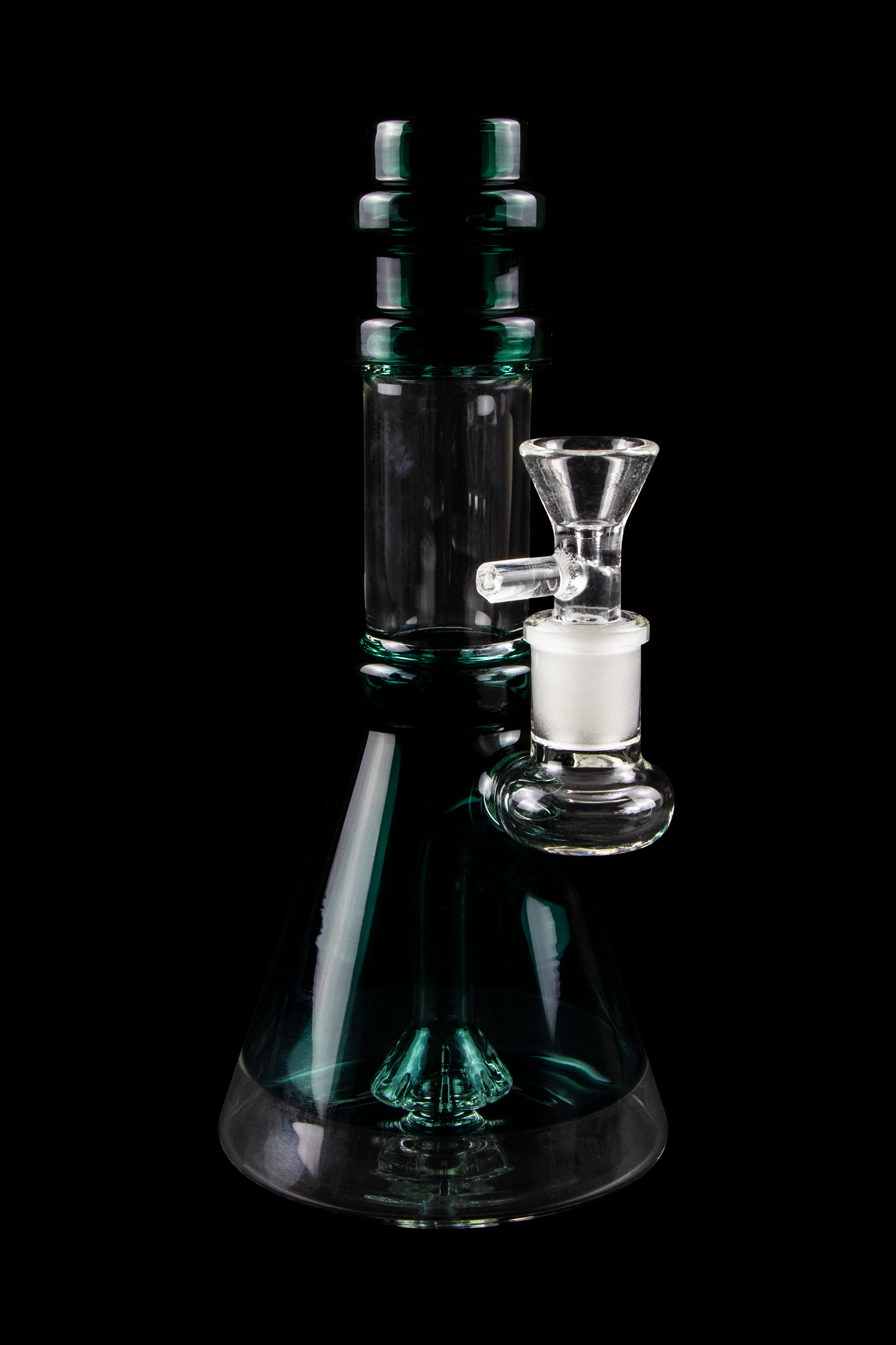 Valiant Distribution Transparent Neck Water Pipe w/ Bowl & Banger