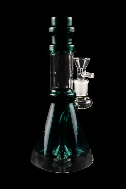 Valiant Distribution Transparent Neck Water Pipe w/ Bowl & Banger