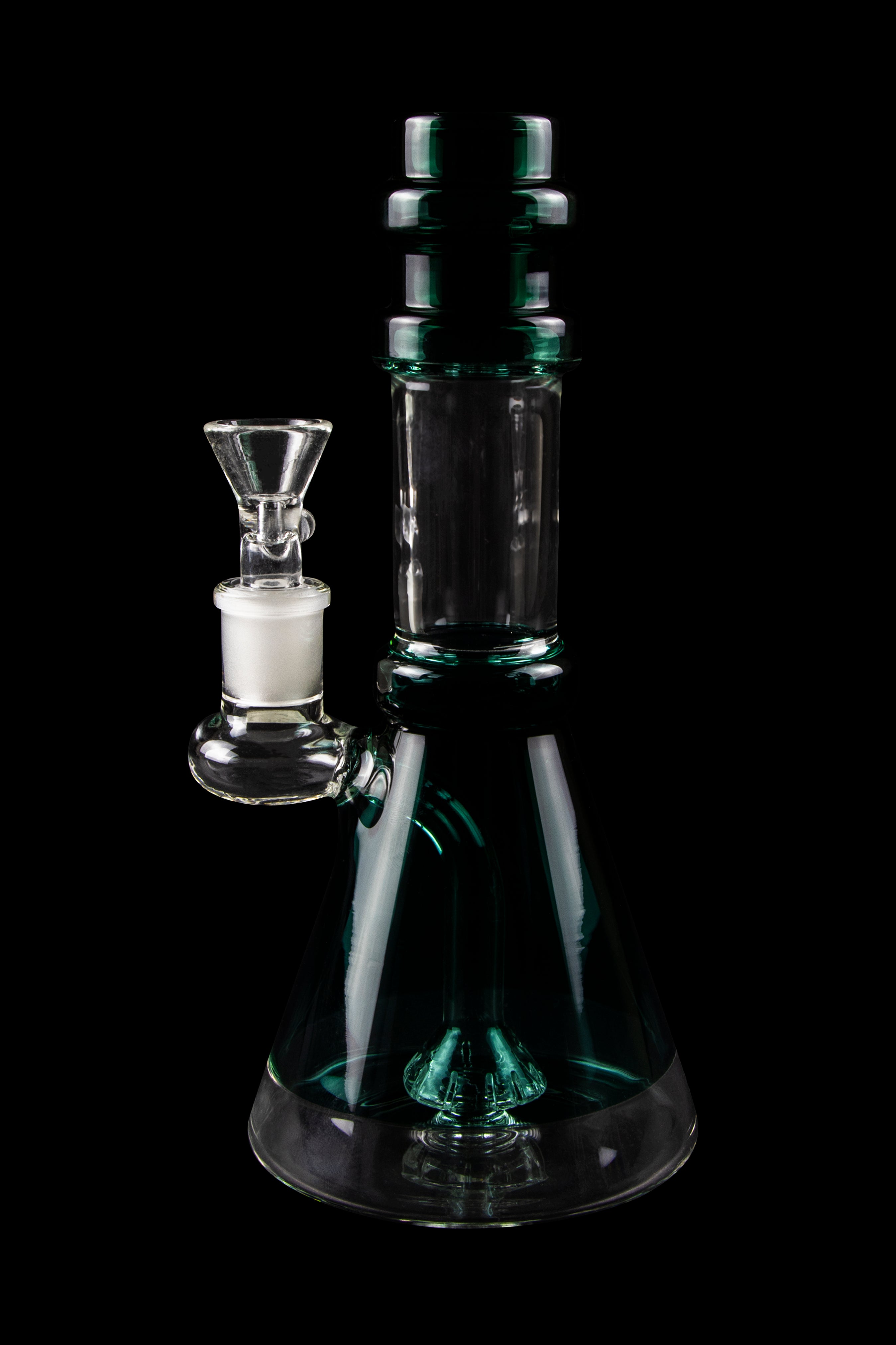 Valiant Distribution Transparent Neck Water Pipe w/ Bowl & Banger