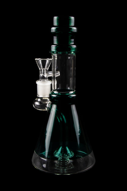 Valiant Distribution Transparent Neck Water Pipe w/ Bowl & Banger