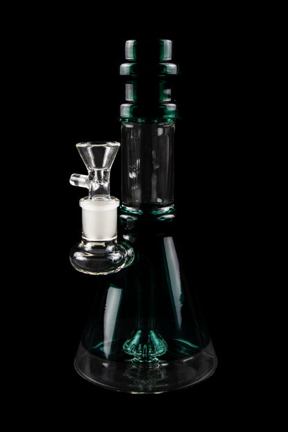 Valiant Distribution Transparent Neck Water Pipe w/ Bowl & Banger
