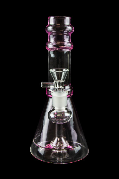 Valiant Distribution Transparent Neck Water Pipe w/ Bowl & Banger
